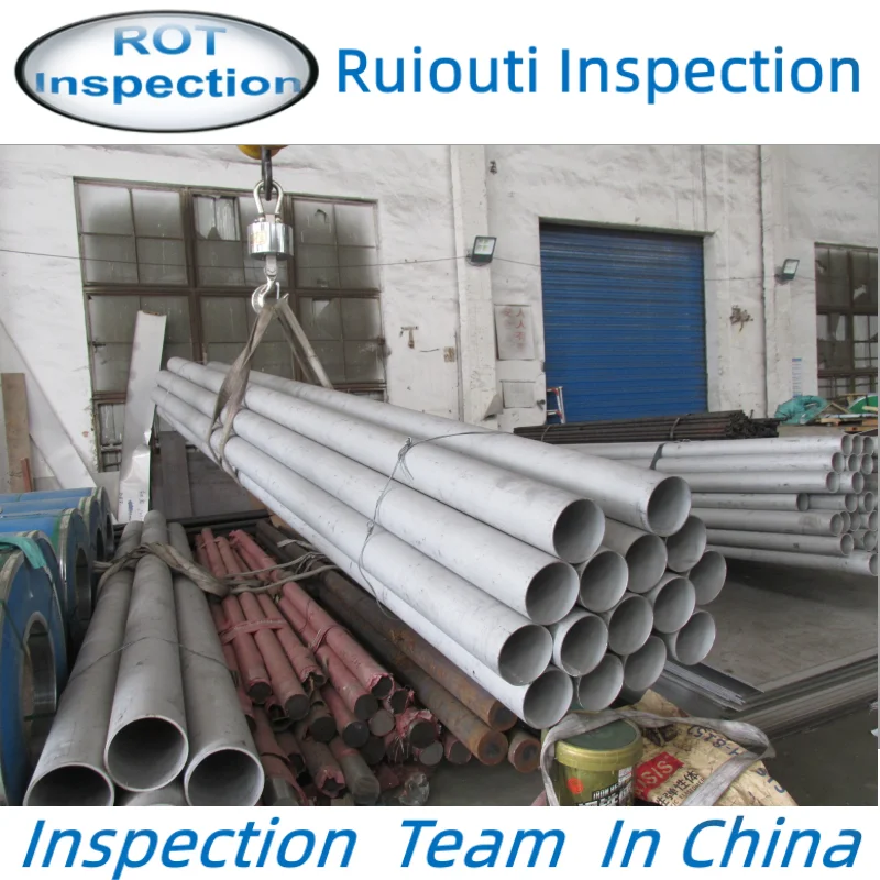 Jiangsu Wuxi Stainless steel sheet & pipe(seamless) Full Inspection&Loading Supervision Check Stainless Steel Quality Control