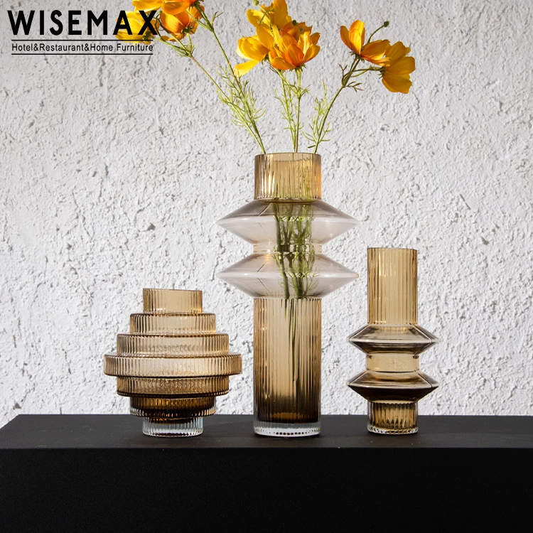 Современная Скандинавская мебель WISEMAX для простого ресторана домашний декор крутые стеклянные цветочные вазы