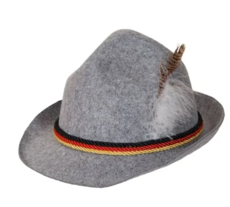 Mens Bavarian Beer Guy Hat Oktoberfest German Fancy Dress Accessory Beer Festival