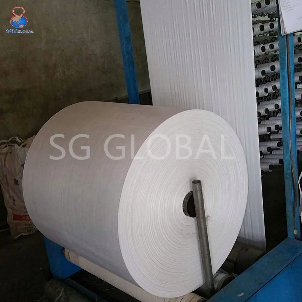 GRS CE OEM PP Polypropylene Woven Fabric in Roll Woven Bag Agriculture Recyclable 3 Tons 100% Virgin PP Accept 38-230gsm CN;SHN