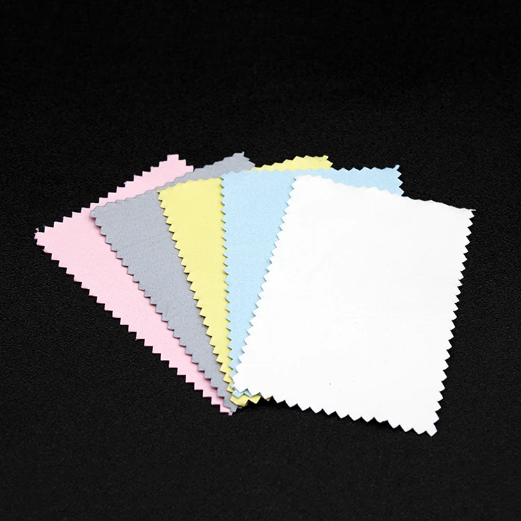 Wholesale Custom Eco-Friendly Anti Tarnish Gold Silver Polishing Cloth for Jewelry Cleaning