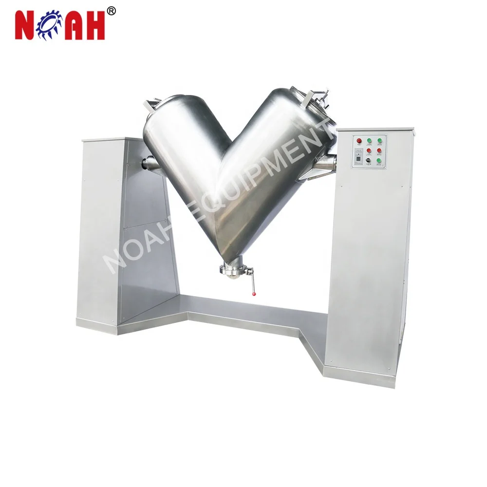 V-500  ribbon spiral dry powder blender mixer Chemical product zinc oxide mixer high-efficiency mixer equipment