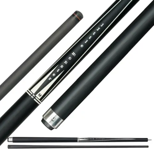 Little Monster Billiards Carbon Fiber Shaft 12.4mm Tip 1/2 Split Cue Uniloc Joint Pool Cue Stick Carbon Fiber Technology Cue
