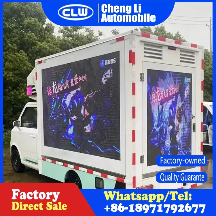 China Factory Electric LED Billboard Truck Outdoor Screen Led Display Screen Advertising for Truck