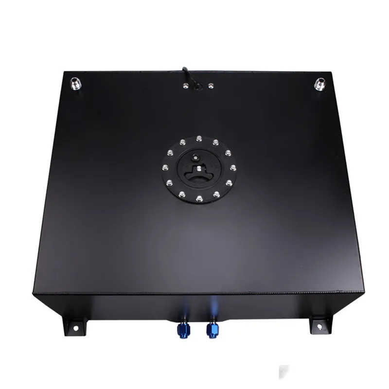 Aluminum  80L Fuel Surge Tank With Sensor Fuel Cell Can Foam Inside Square Buffer Can Gasoline Universal Wholesales