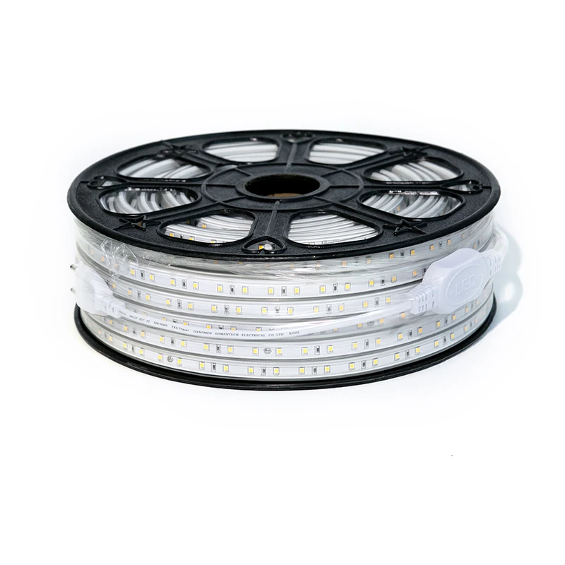 Good quality high voltage RGB led strip 120LED 5050SMD 220V led strip light for outdoor decoration