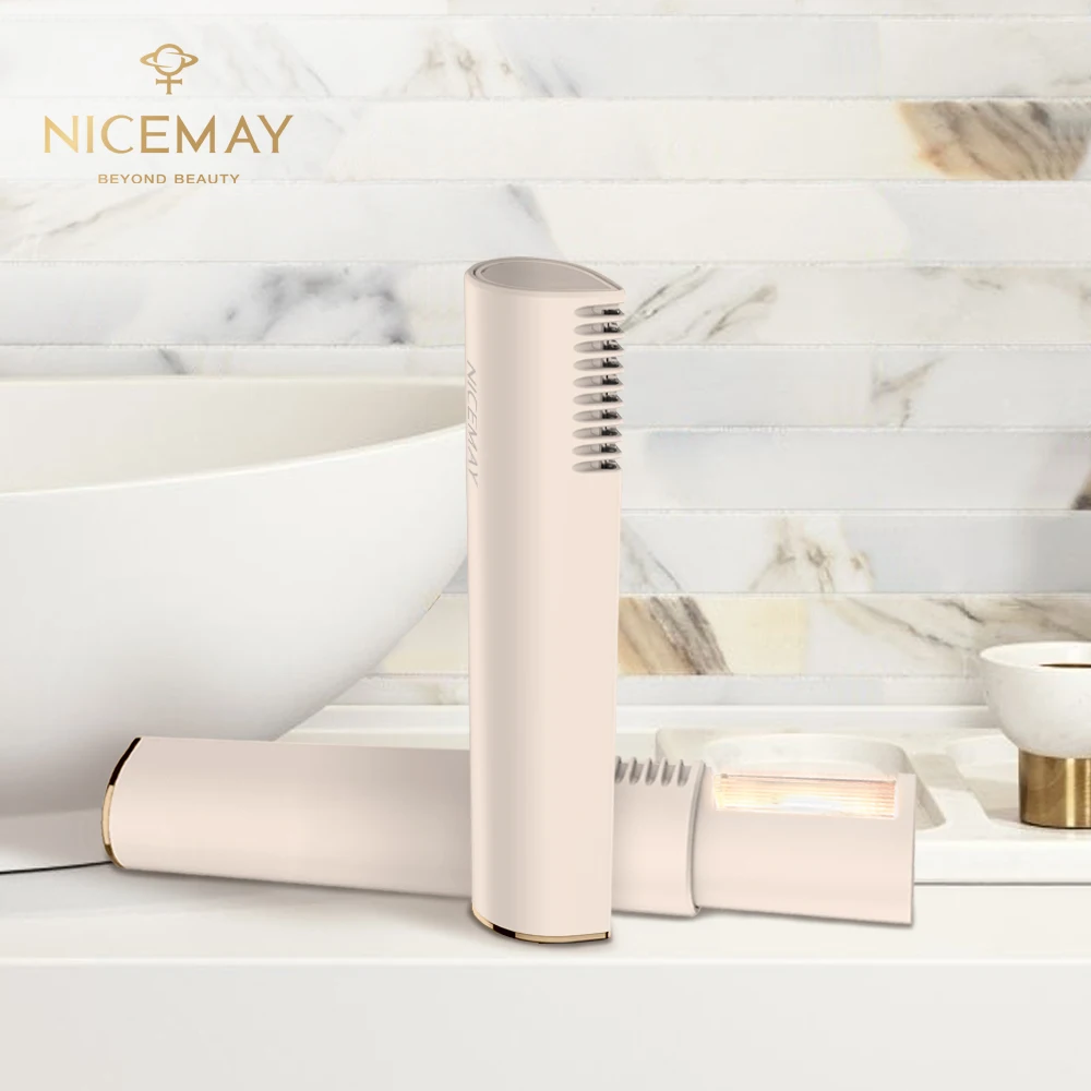 Portable Mini Bikini Led Light Face Hair Removal Epilator Rechargeable Electric Facial Pubic Hair Trimmer For Women