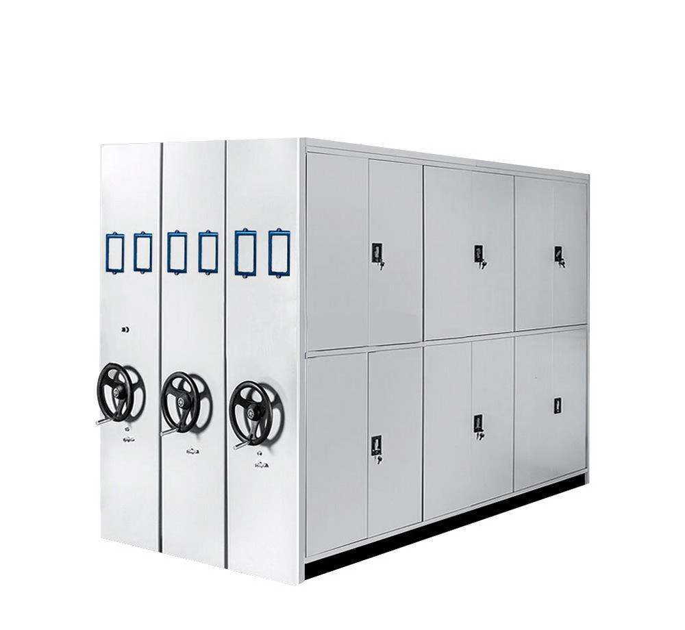 Storage office furniture dynamic mobile compression filing cabinet