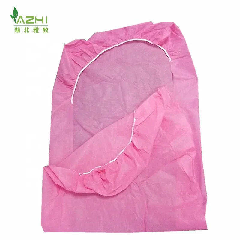 Factor Wholesale High Quality One Time Use Medical Bed Covers Pink Breathable Non-woven China