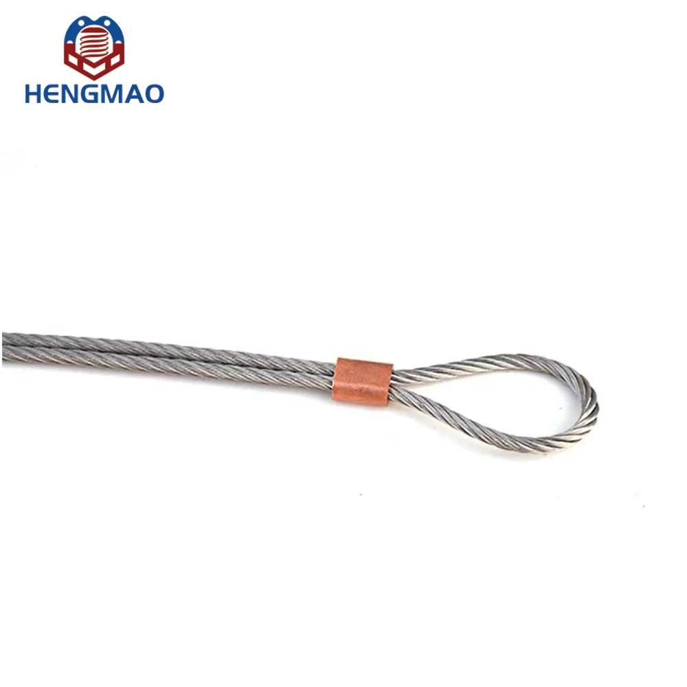 HM910 High Quality Copper Oval Sleeve for Wire Rope Connecting