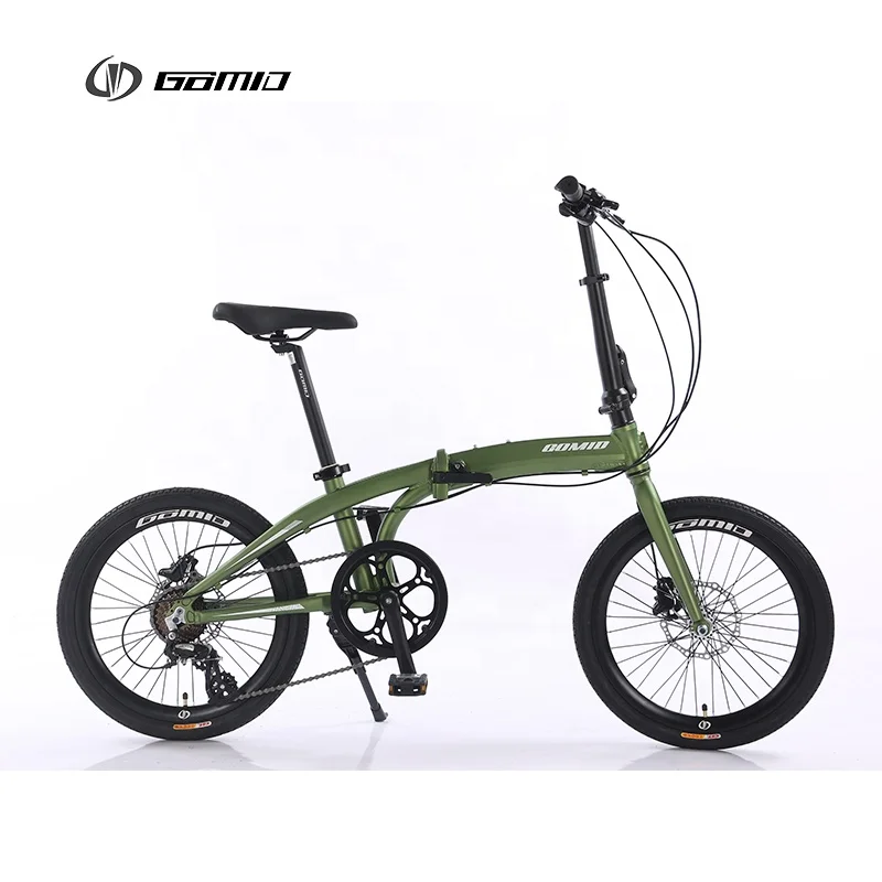 GOMID folding city bike custom foldable bicycle aluminium alloy bisiklet Hydraulic Disk brake bicicletas SHIMANO kit gear cycle