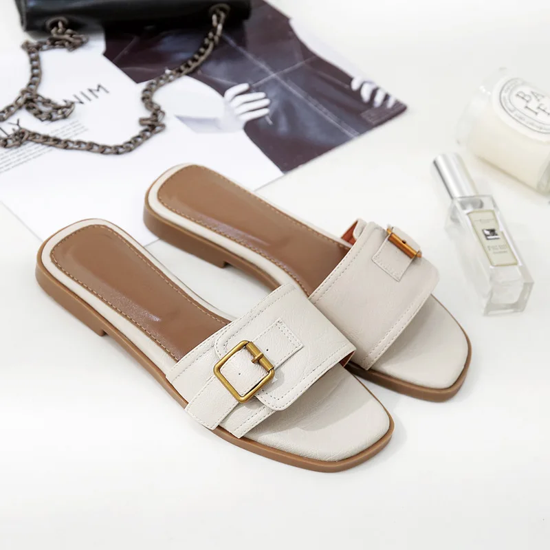 Wholesale Summer Famous Designer Brand Outdoor Woman Shoes Luxury Girl Sandals High Quality Heel Slipper For Ladies