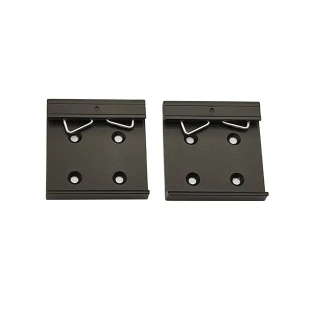 Spring Clips Universal Aluminum DIN Rail Mounting Brackets Clips With Bolts For Enclosure Onto 35MM Din Rail