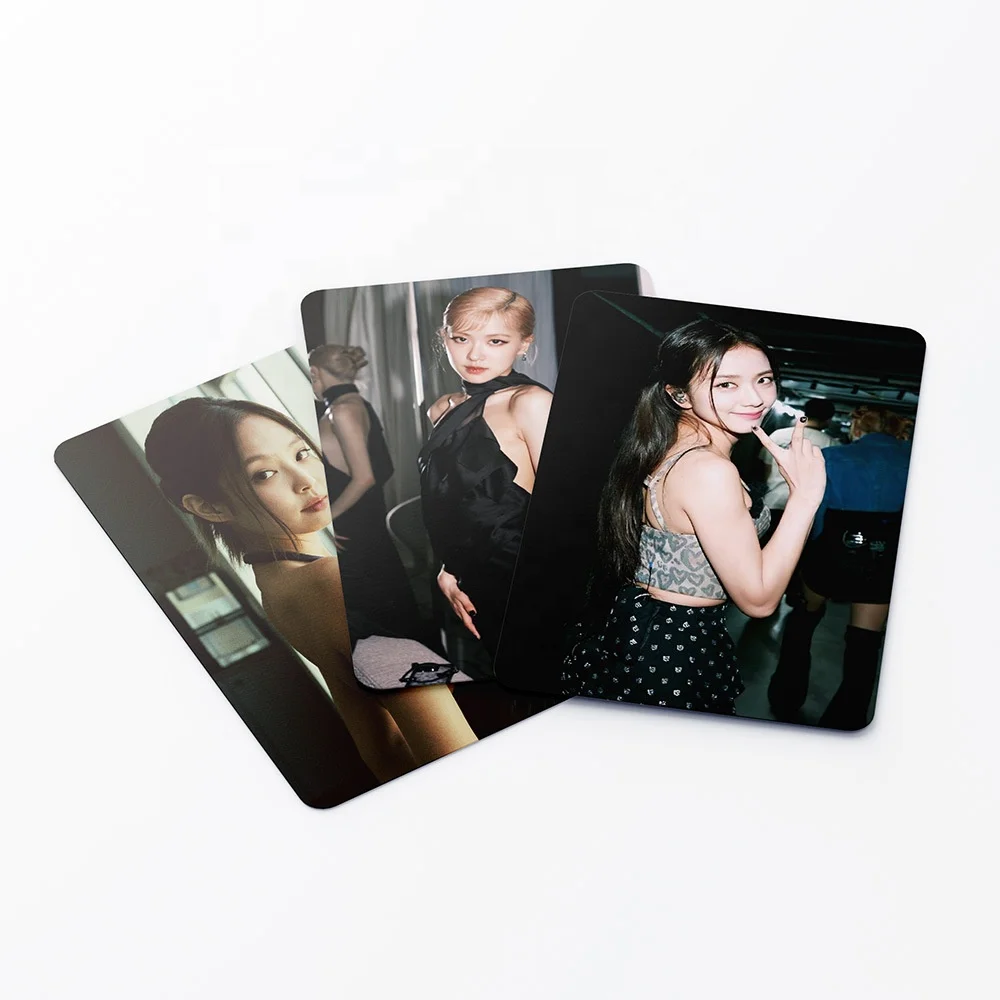 YUWEI KPOP 55pcs/box BLACK PINK -BORN PINP hotocard Lomo Card Photo Card