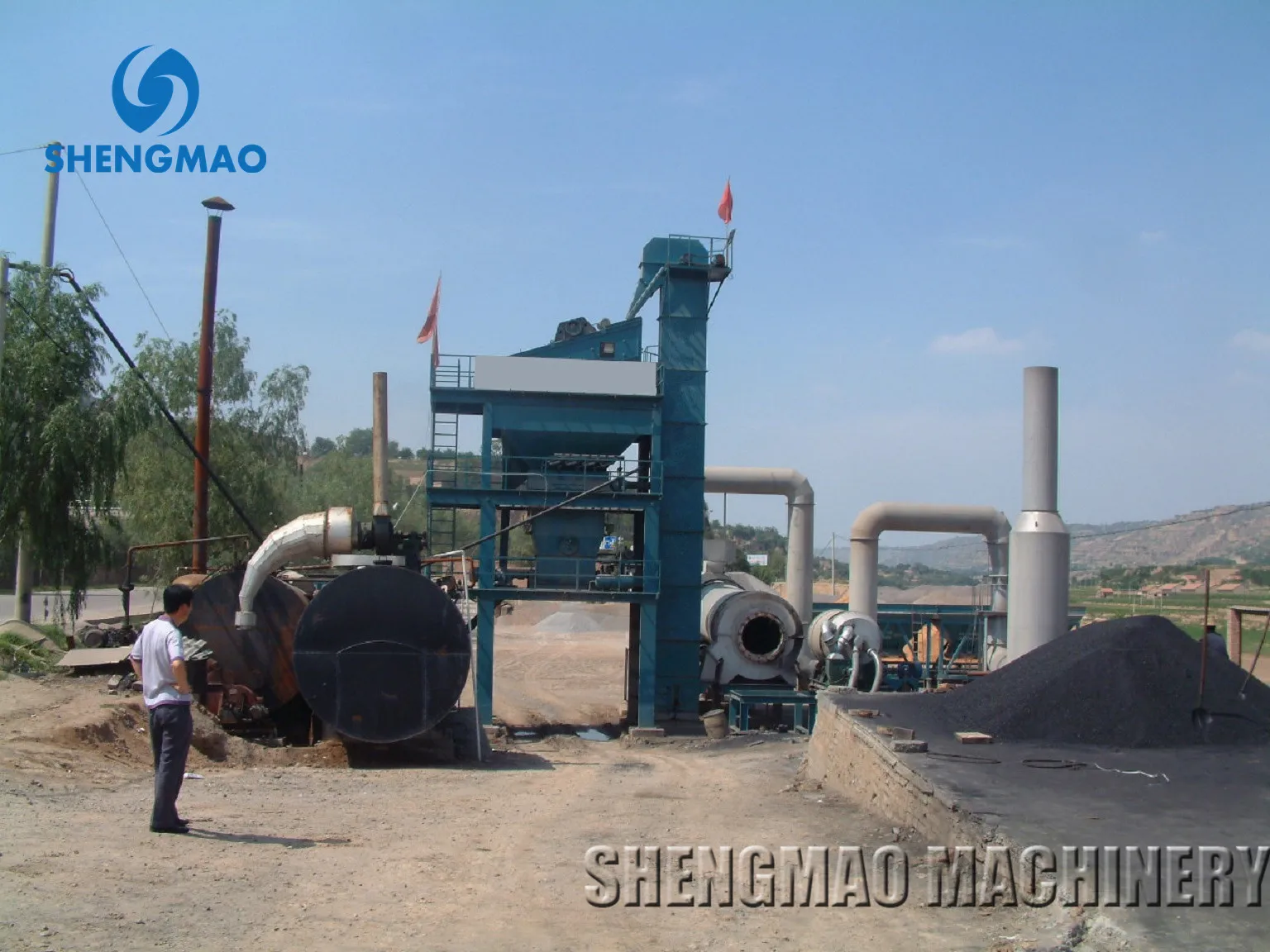 60T 80T 100T 120T 160T 200T 240T 320T 400T hot mix sim asphalt plant with China factory price