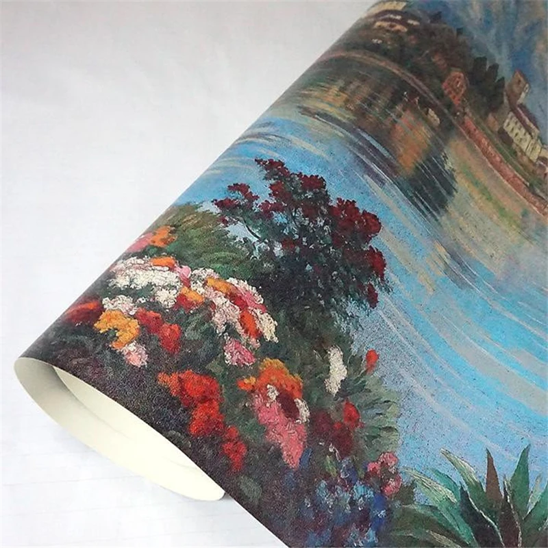 360g Eco-solvent waterproof material Gloss Surface Painting Canvas Poly Cotton Canvas White Back