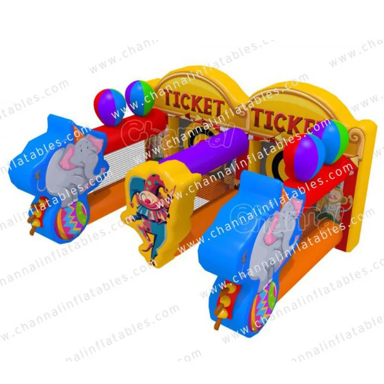 Commercial inflatable carnival  games Circus bounce house Axe Throwing Game inflatable games