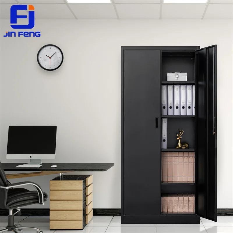 Office storage cabinet 2 doors steel cupboard filing office file cabinet metal filing cabinets