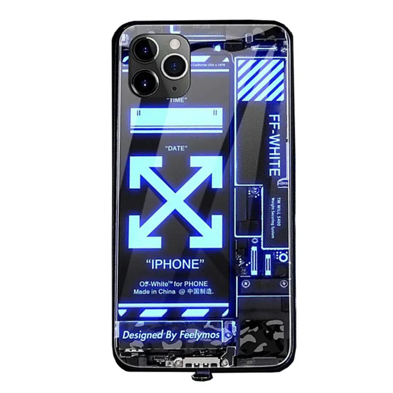 FSLX Luminous Clear Phone Case Cheap Mobile Phone Cases Wholesale Cell Phone Case For iPhone X XS XR XS MAX 11 12 13 Series