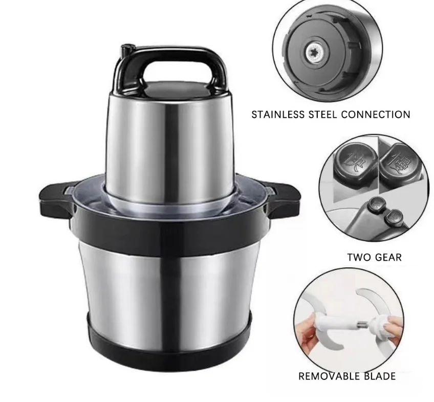hot sell 6L 8l 10L 12L capacity meat chopper electric meat grinder yam pounder machine  fufu pounding blende