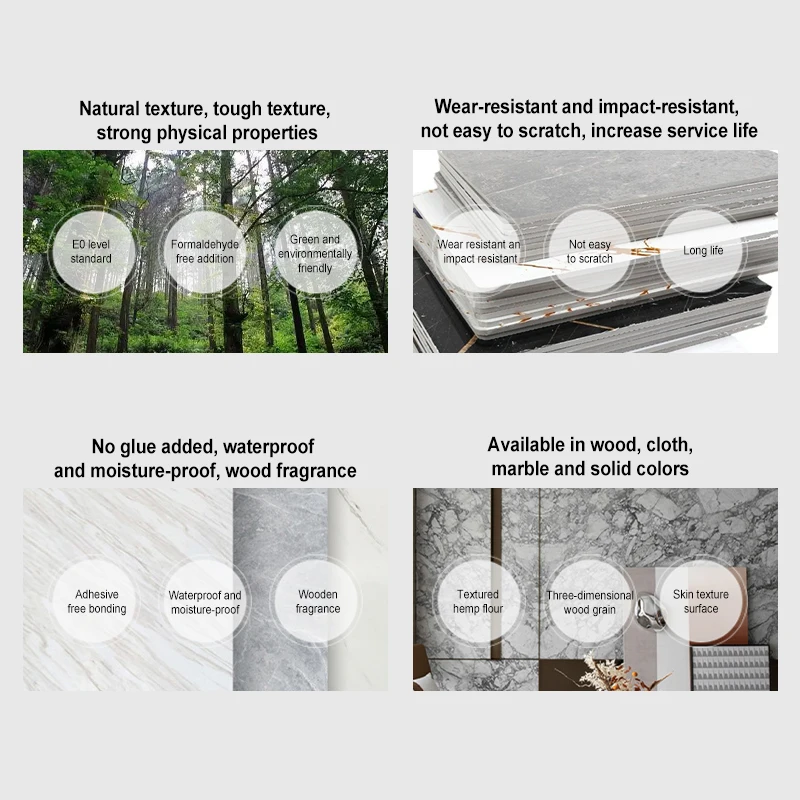 Modern UV Marble PVC Wall Panels Waterproof Sheet PVC Cladding Boards for TV Board for Hotels and Halls