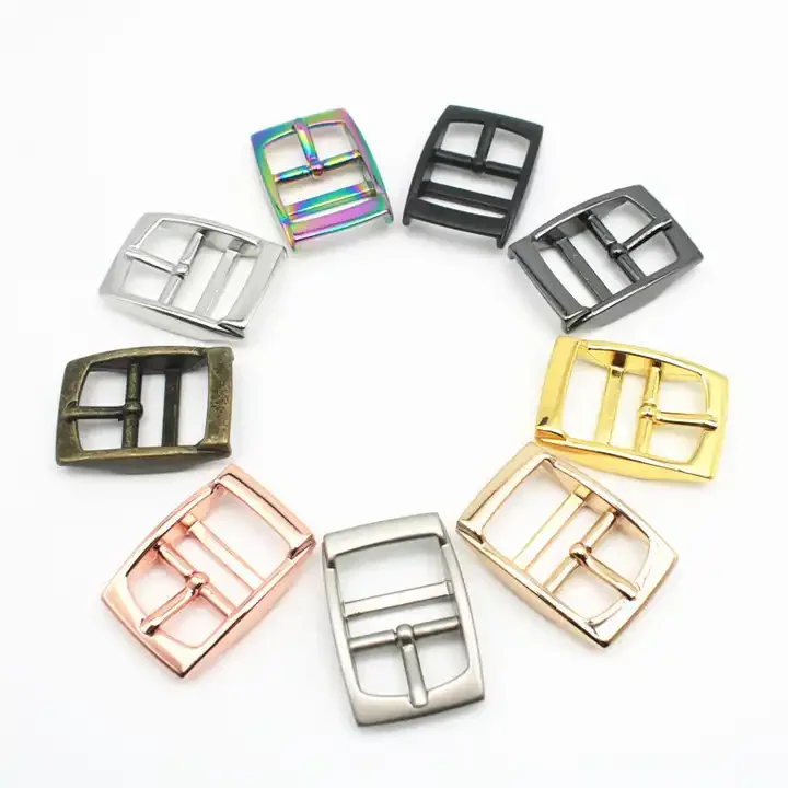 High Quality Double Eyes Buckle Customize Double Bar Pin buckle For Dog Collar/Handbag