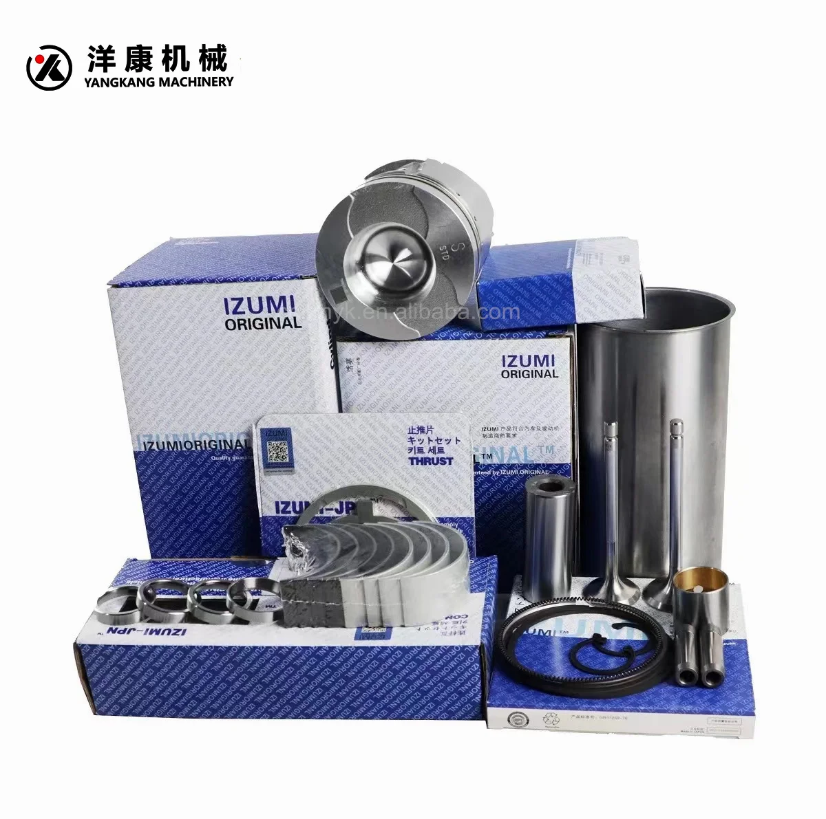 YANGKANG high quality Excavator Repair Kit 4le1 4jg2 6d16 K3m Piston Kit De Reconstruccion Cylinder Liner Overhau Rebuildl Kits