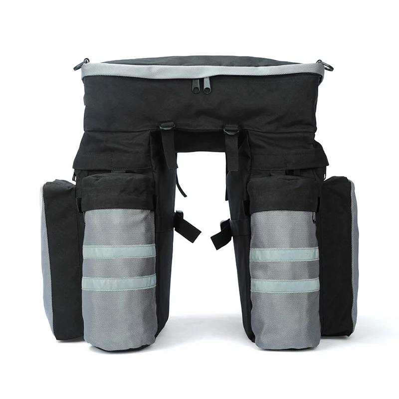Велосипедная сумка Panniers на заднее сиденье велосипеда со светоотражающей отделкой и большими