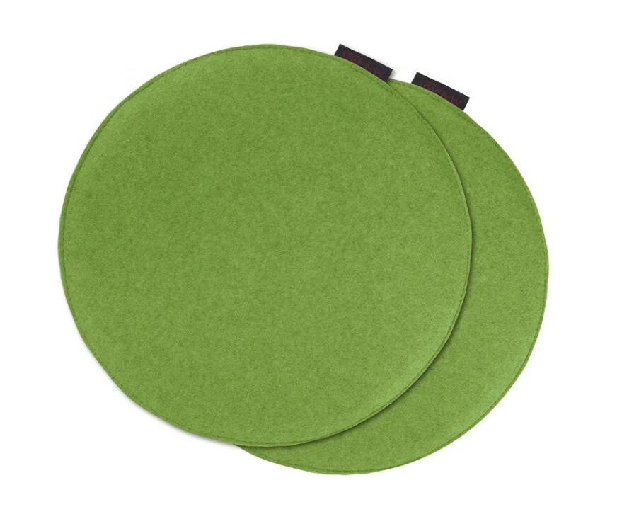 custom Minimalist office chair memory foam Felt round cushion felt seat pad square seat cushion