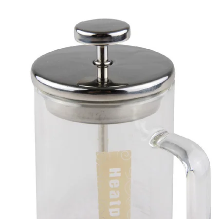 Heat-Resistant double wall Borosilicate Glass Stainless Steel Filter French Press Coffee Maker