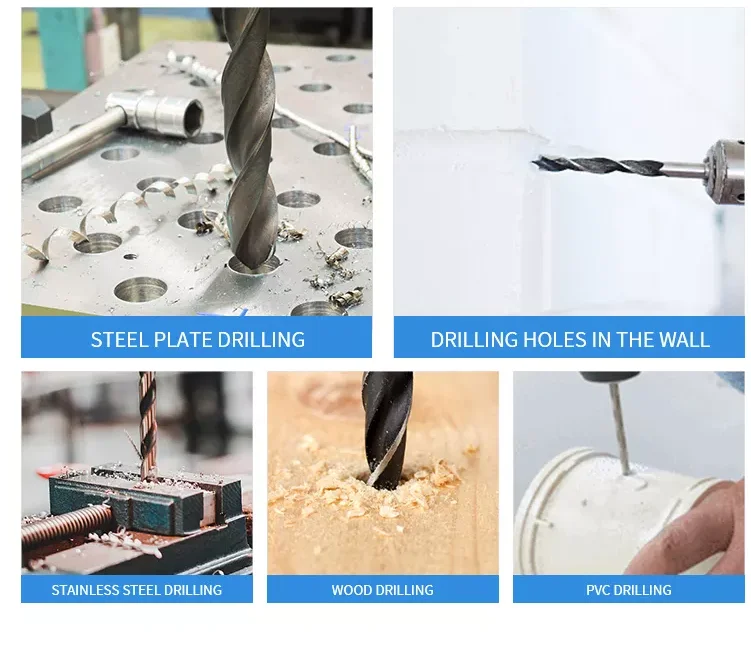 drill bits  milling tools tips twist manufacturers set  Silver & Deming Reduced Shank  For metal Drilling Stainless Steel