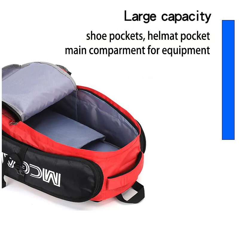 Custom Professional Skating Bag For Athletic Activities Large Capacity Hockey Training Gear Bag 88L Speed Skating Backpack