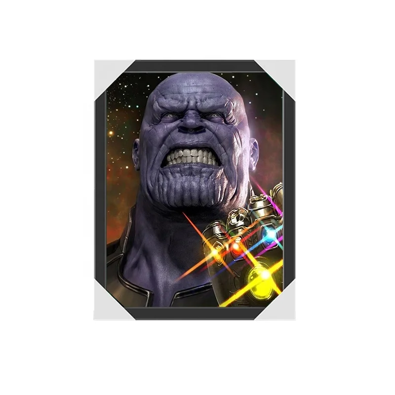 Movie Super Star Lenticular Poster Printing 3D Deep Effect Advertisement