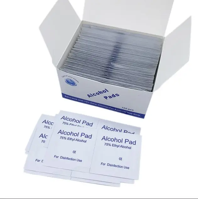 Sanitary Hand Wipes Eco-Friendly Clean Multi-purpose 70% Isopropyl Alcohol Prep Pad alcohol IPA wipes