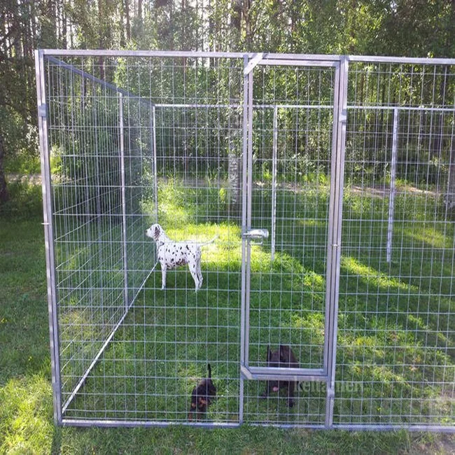 large pet dog cage heavy duty outdoor dog house kennel with shade cloth roof