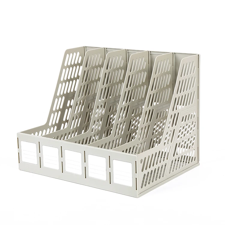 
Wholesale Supply Stackable Sustainable Office School Supplies Plastic Desktop File Organizer 