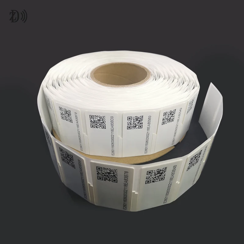 Big promotion PET UHF Label 55*15mm Impinj Monza R6-A RFID Flexible Anti metal Label