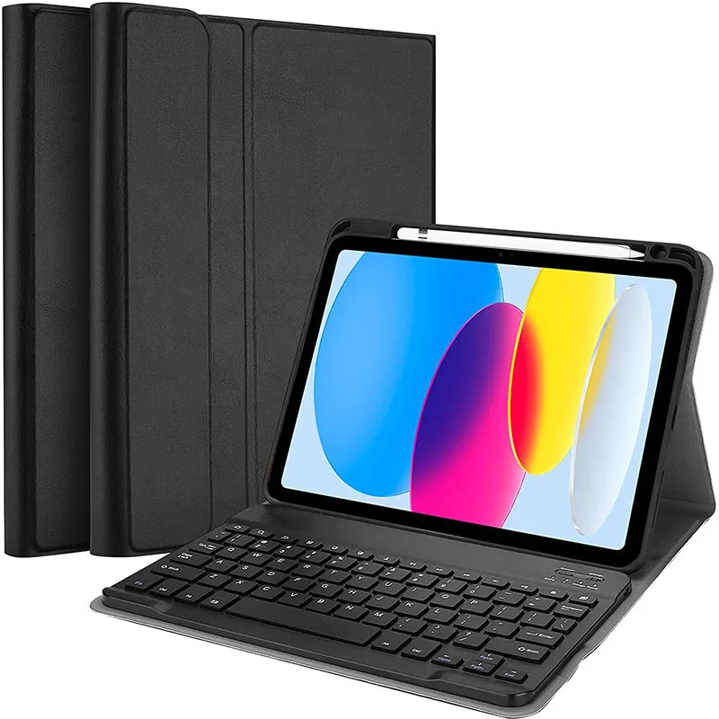 Keyboard Case with Touchpad Detachable Backlit keyboard case for iPad 10.2 Pro 12.9 /10th 10.9 2022 mini6 9.7 with Pen Holder