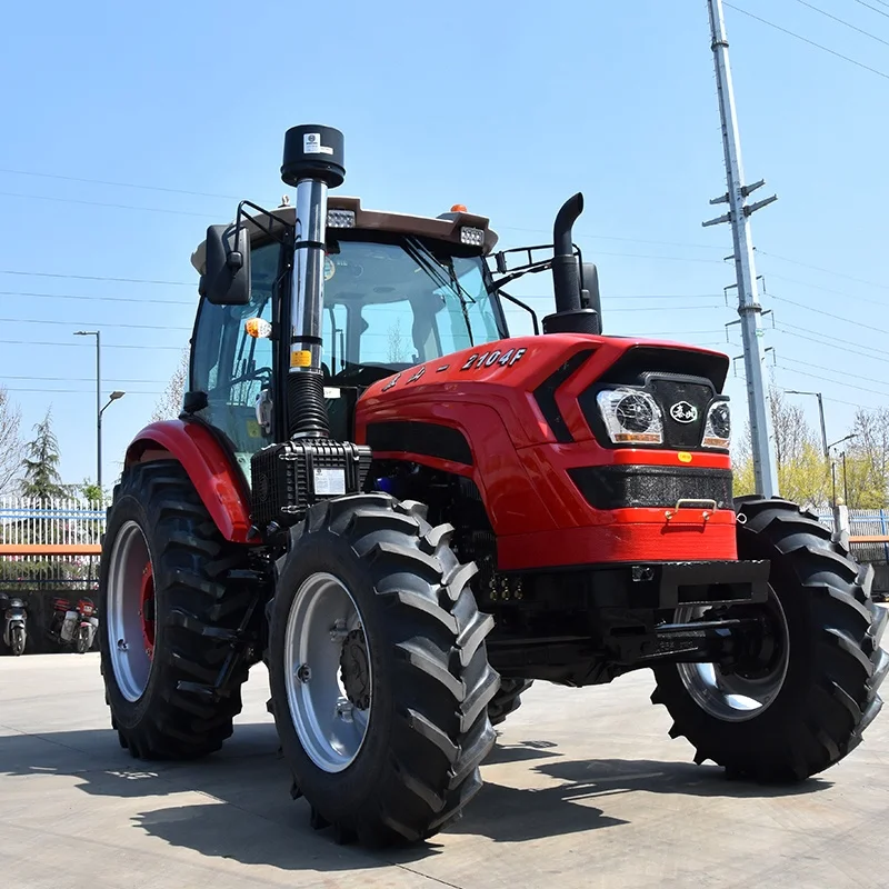 China new tractors agricultural farm  90hp farm wheel  garden tractor new cheap