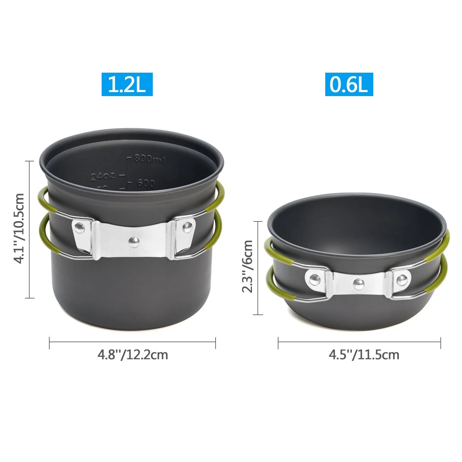 Portable camping cooking set with Lightweight Pot Mini Picnic Stoves camping cooking pots set cooking set camping