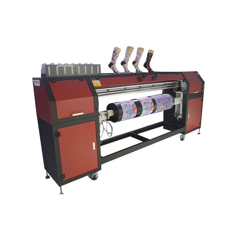 360 Seamless Socks Cylinder Digital Inkjet Printer,Direct To Fabric Digital Textile Printer