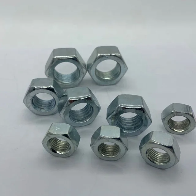 hexagon nuts din934 unc bsw standard perno tuerca grade 5 negra 1/4 1/2 3/8 5/8 3/4 high tensile 10b21 q235 low carbon steel