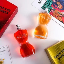wholesale luxury perfume 100ml women transparent shaped perfume glass bottle china