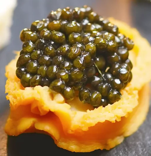 Cheap Chinese sturgeon black caviar red Marrow osetra ikra Sturgeon