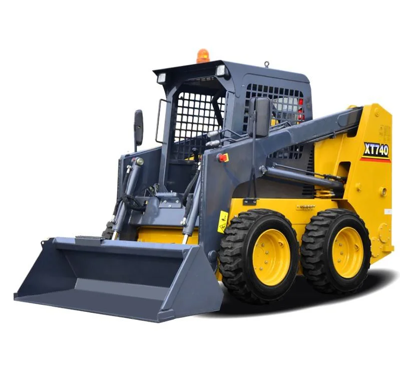 FREE SHIPPING!! Cheap Mini Skid Steer Loader Diesel Mini Skid Steer Brand New Loaders For Sale Wheel Loader Mini 380KG 500KG