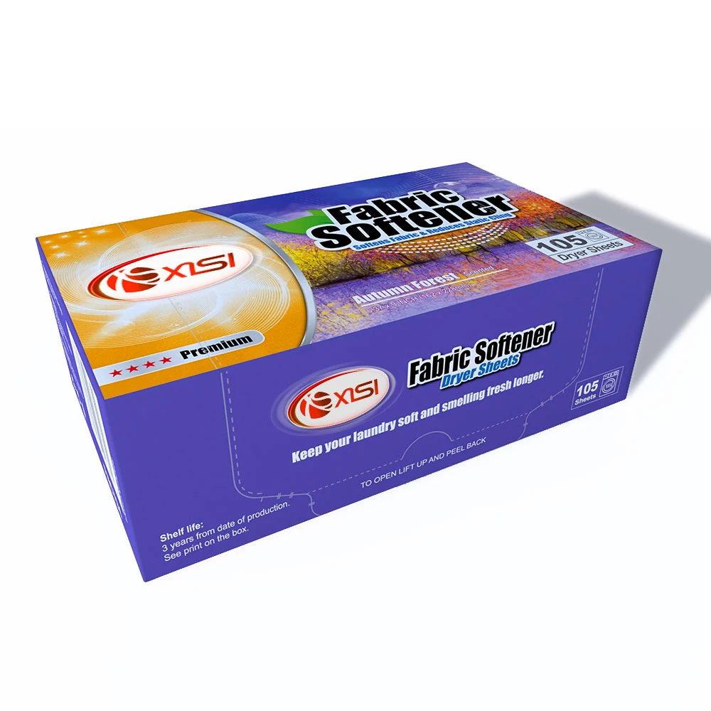 Fabric Softener Sheet Nonwoven Detergent Sheet New Type Private Label Laundry Dryer Sheets