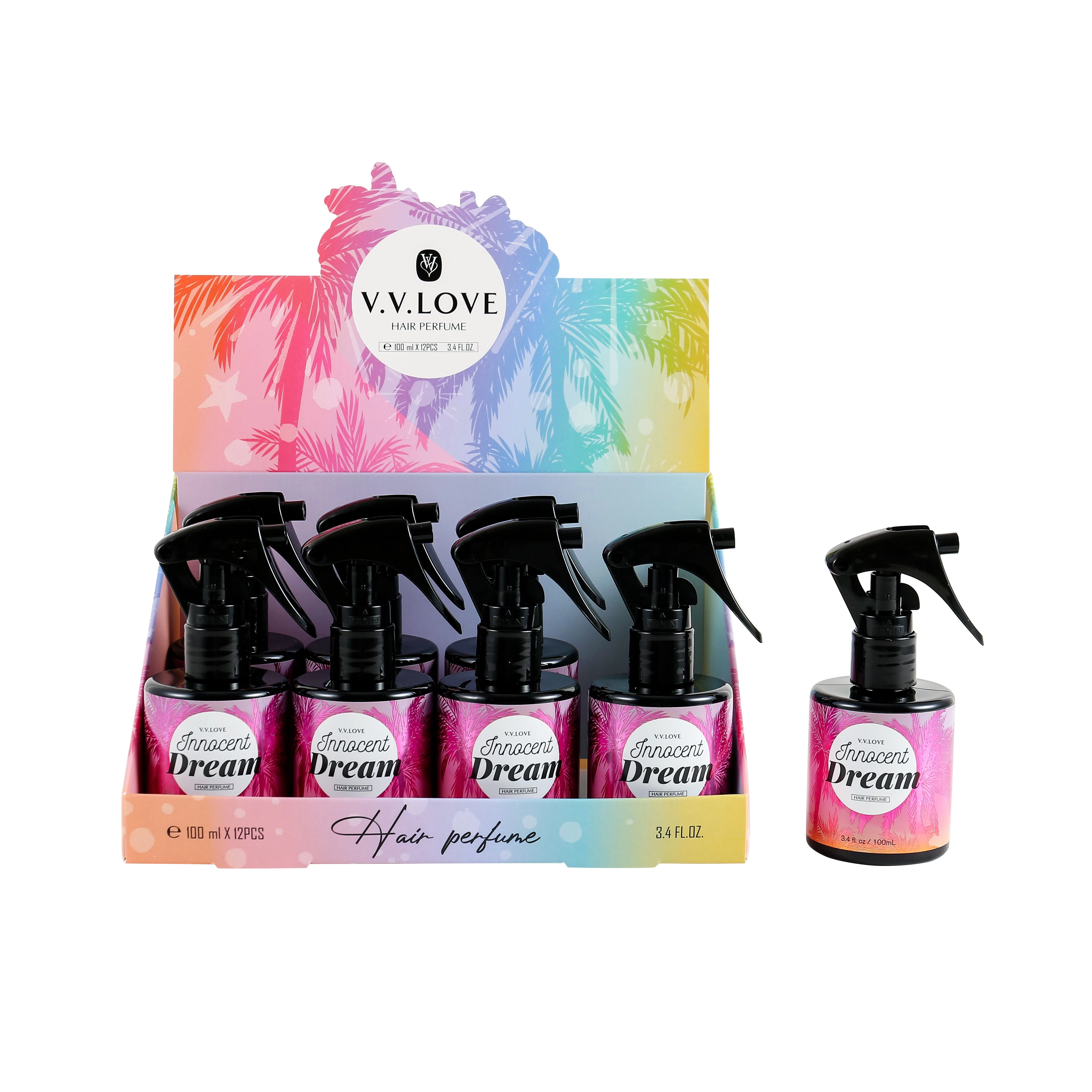 100ml Gift Set with Bath Lotion and  VVLOVE Hair Mist