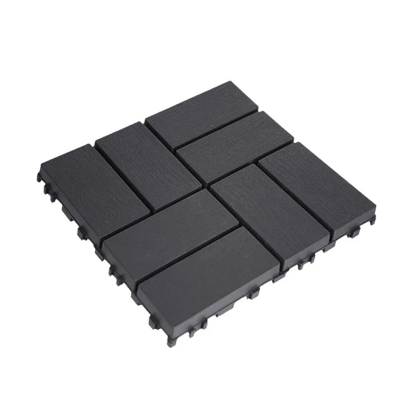DIY Simple Outdoor Plastic Floor AntiCorrosion Plastic Terrace Balcony Garden Courtyard Outdoor Splicing Ground Decorative Board