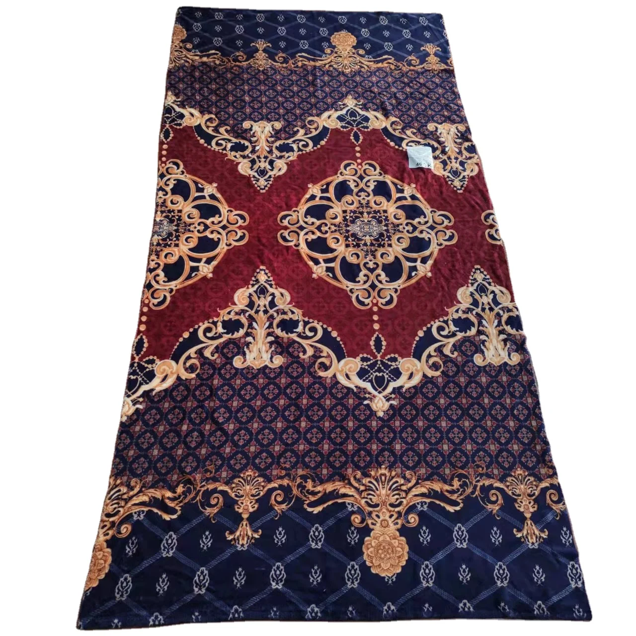 Buy Knitted Fabrics Online Sale Designer Logo Single-Sided Microfiber Printed Flannel Fabric