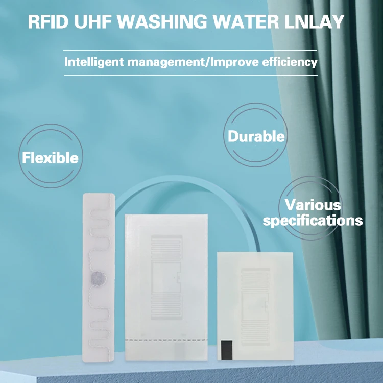 Uhf Ucode 8 Washable Nfc Laundry Label Rfid Uhf Laundry Fabric Label Garment Tag